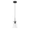 Z-Lite Kira Pendant, 1-Light, 5 In.W x 8 In.H, Matte Black/Clear 7508MP-MB - alternate 3
